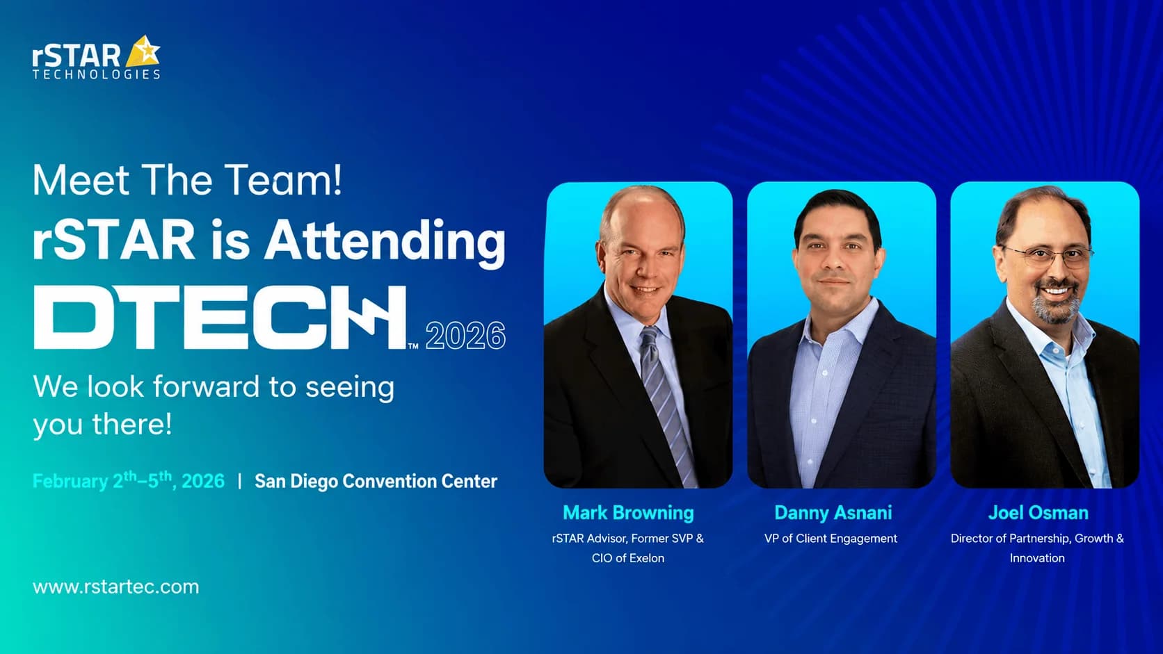 rSTAR was at DTECH 2026