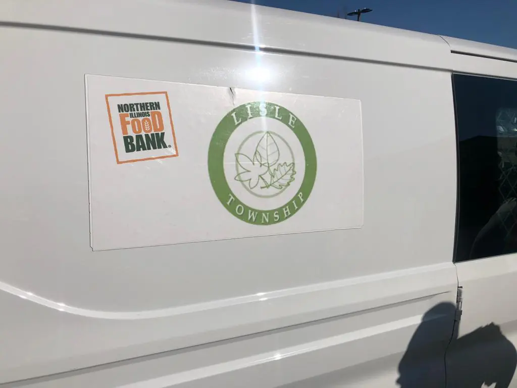 Lisle Township Food Pantry van