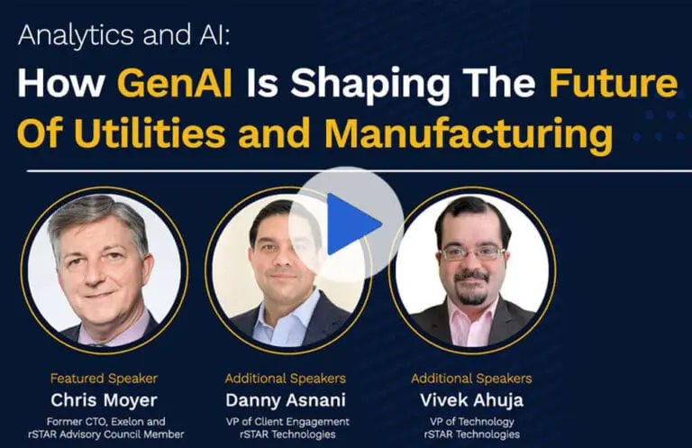 Analytics and AI: How GenAI Is Shaping the Future of Utilities webinar